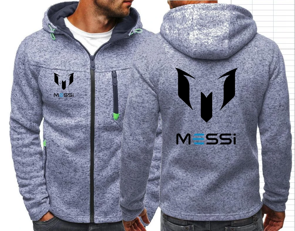 Мужская Флисовая Толстовка с капюшоном на молнии