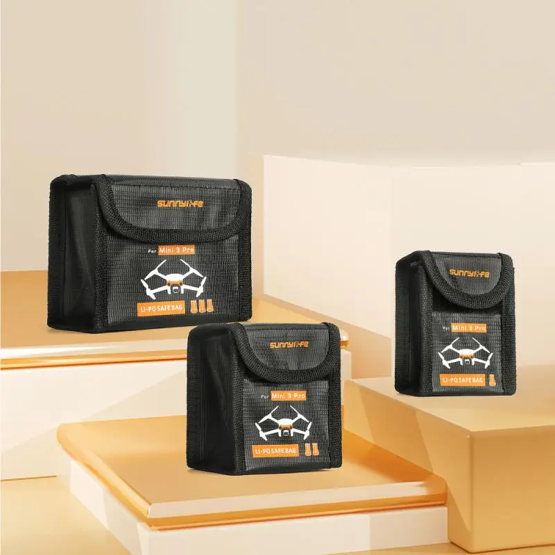 

Battery Safe Storage Bag For DJI Mini 3 Pro Li-Po Safe Bag Heat-resistant Battery Storage Bag