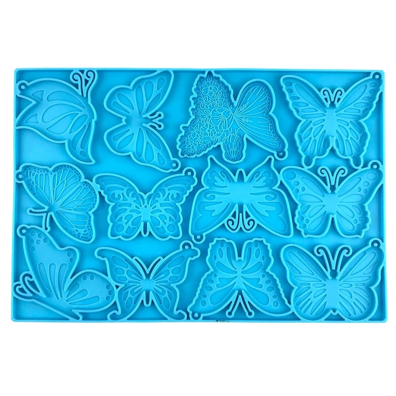 

for Creative Keychain Resin Molds for butterfly Shaped Casting Mold DIY Craft Mould for DIY Women Keychains Pendant Craf