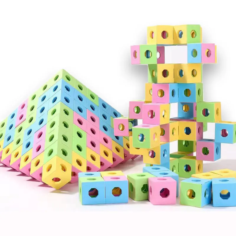 

3D Magic Building Blocks Puzzle Cube Construction Toy Geometric Space Thinking Training Montessori Toys For Children Kids Toys