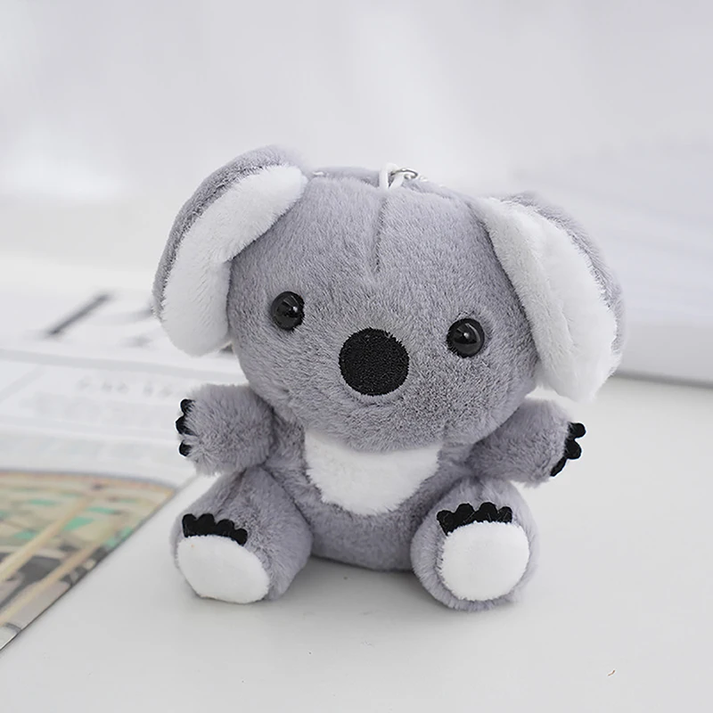 

Kawaii 12cm Small Koala Plush Stuffed Keychain Doll Cute Plush Animal Doll Toys Stuffed Keyring Children Kids Birthday Gifts
