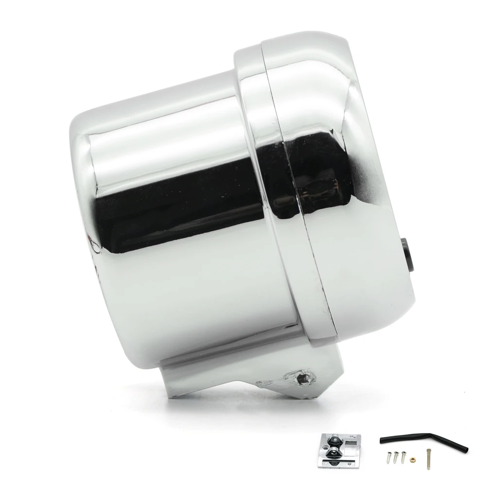 Тахометр 3 75 дюйма 95 мм 7 цветов светодиодный дисплей хромированный чехол с черной