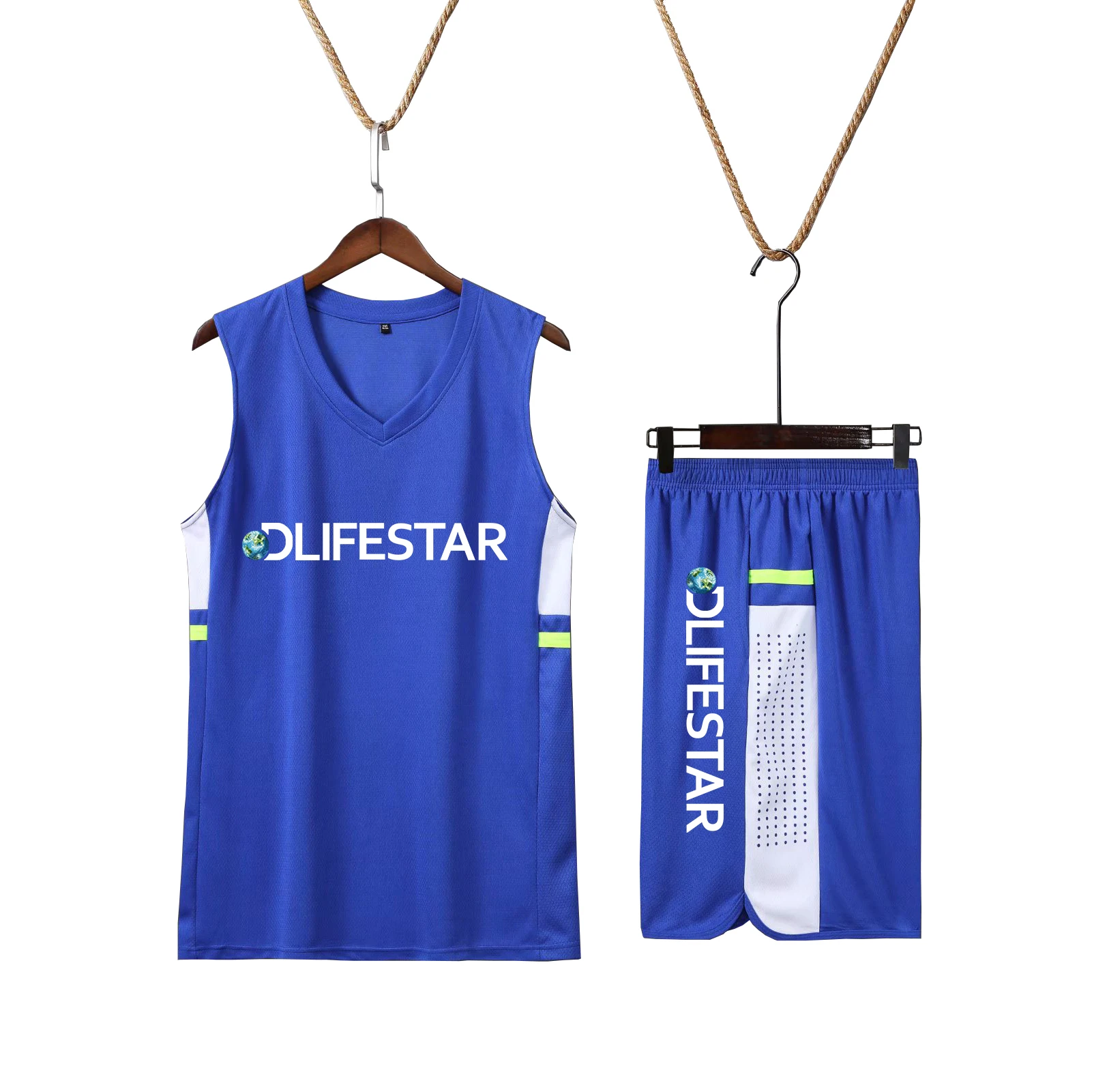 2023 New Brand Printed Men's Summer T-Shirt+Sweatpants Set Sportswear Set Splicing  Men's Jogging Tracksuit Suit Men Clothing