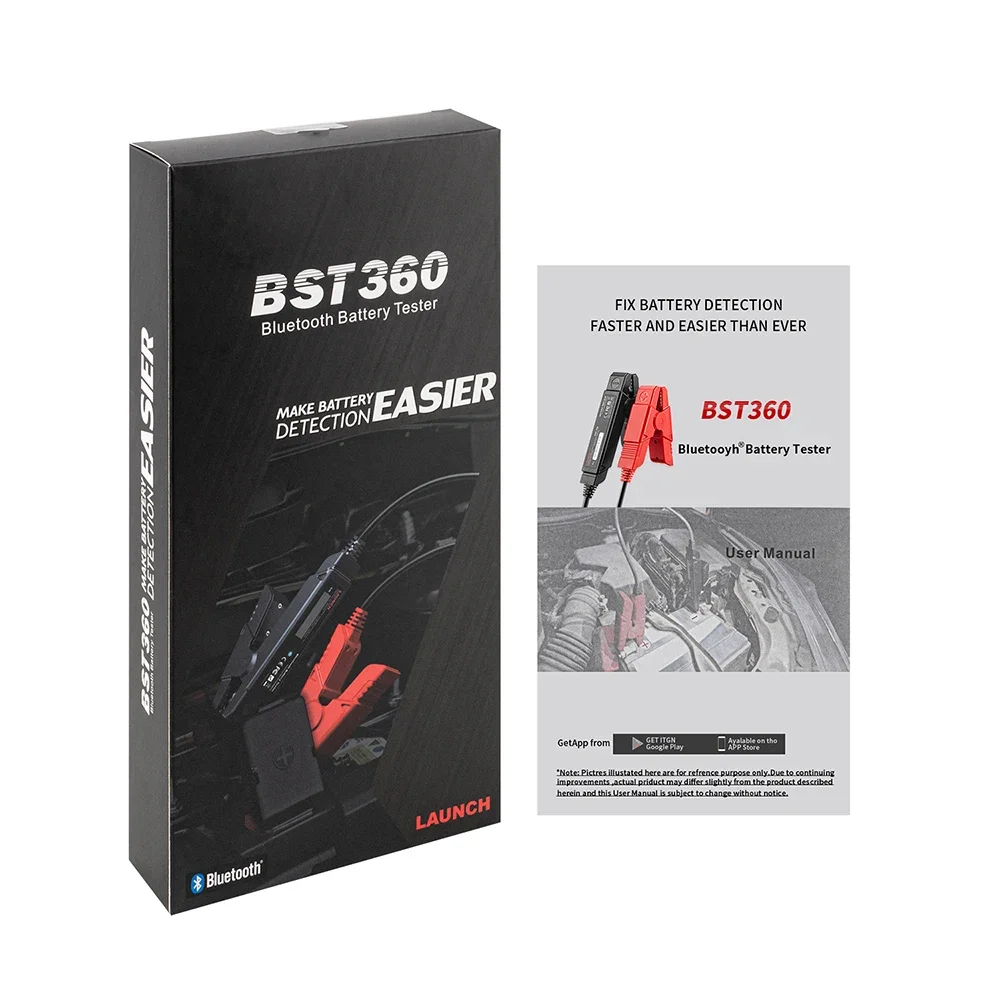 LAUNCH X431 BST360 Автомобильный аккумуляторный тестер анализатор зажимов напряжение 12