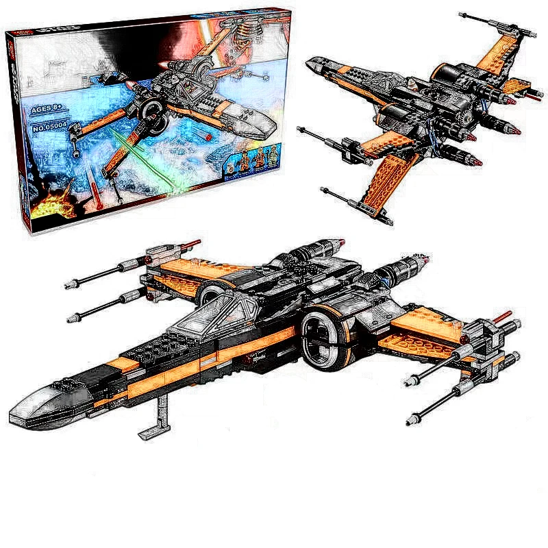 

X-Wing Fighter Star Compatible 75102 Building Block Toys for Children Construction Birthday Present Christmas Gifts for Kids