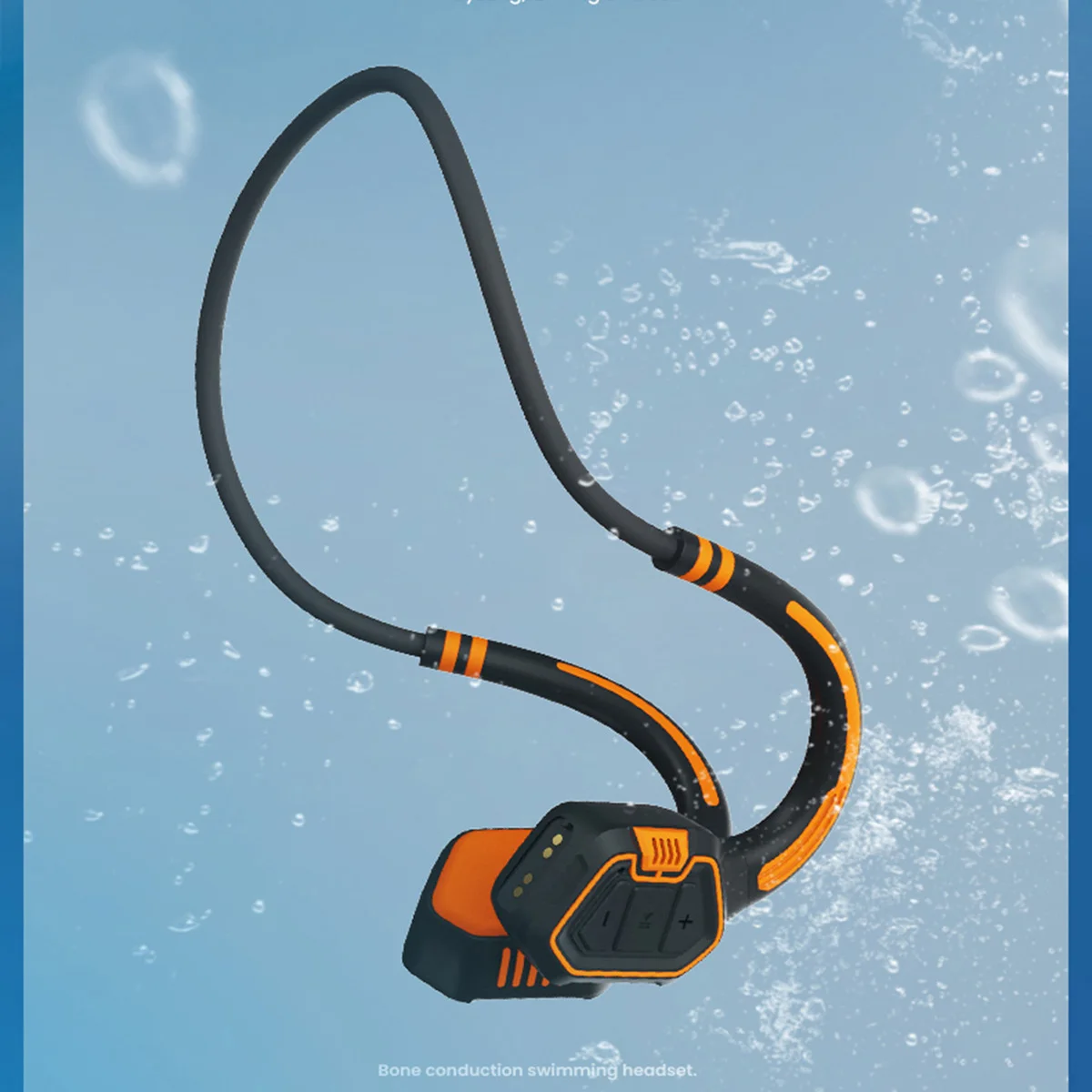 

Новая Гарнитура костной проводимости AS9 Беспроводная спортивная водонепроницаемая Встроенная память 16 ГБ MP3 музыкальный плеер костной проводимости плавания