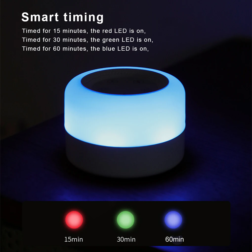 

Sleep Colored Sound Machine Soother Light Timepiece