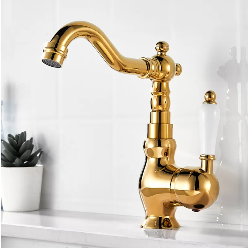 Французский винтажный смеситель высококачественная керамическая ручка корпус