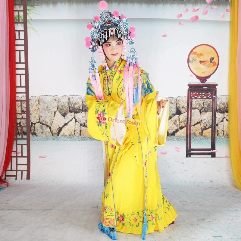 Китайский Хуан Мэй Си Сценические костюмы Хуа Дан Оперная драма Наряд