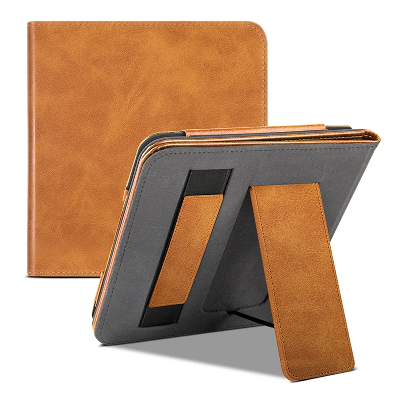 

For Tolino Epos 3 PU Leather Cover Case, New Generation 8 Inch E-book Funda Capa with Hand Holder