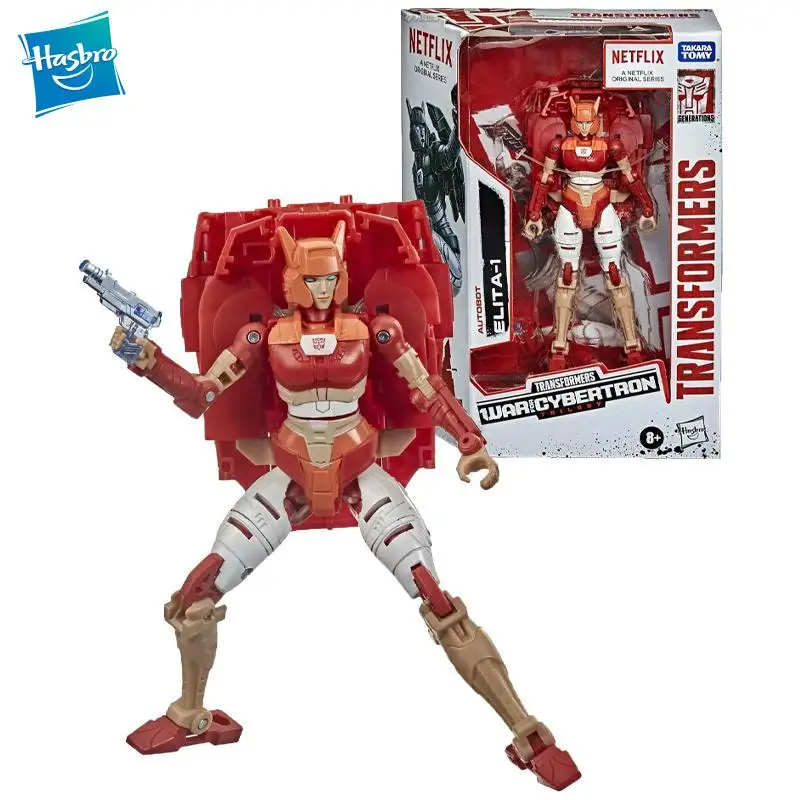 

Трансформеры Hasbro, 13 см, серии G, Делюкс, Elita One Autobot, игрушки, деформируемая модель, детские рождественские подарки