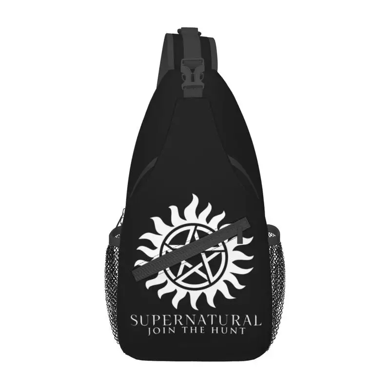 

Casual Supernatural Anti Possession Symbol Sling Bag for Traveling Men's Crossbody Chest Backpack Shoulder Daypack