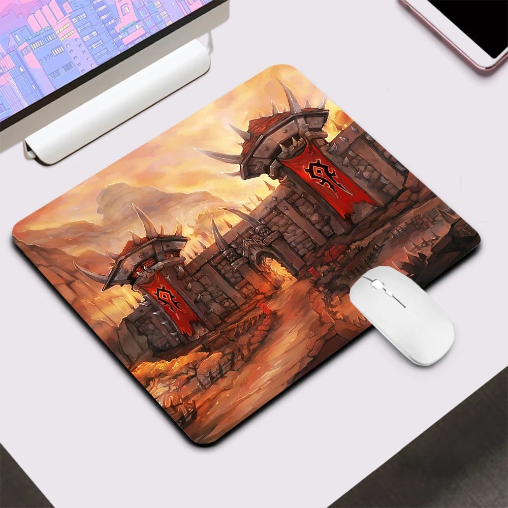 Фото Игровой коврик для мыши World of Warcraft Horde, маленький Коврик для компьютерной мыши, офисный коврик для клавиатуры, Настольный коврик для ПК, гейме... №1