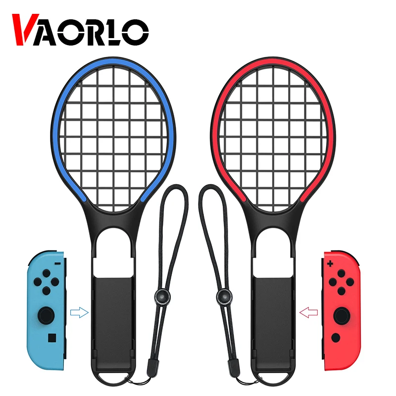 

Tennis Racket for Nintendo Switch/Switch OLED Joy-Con Controller Twin Pack with Adjustable Wrist Straps for Mario Tennis Aces