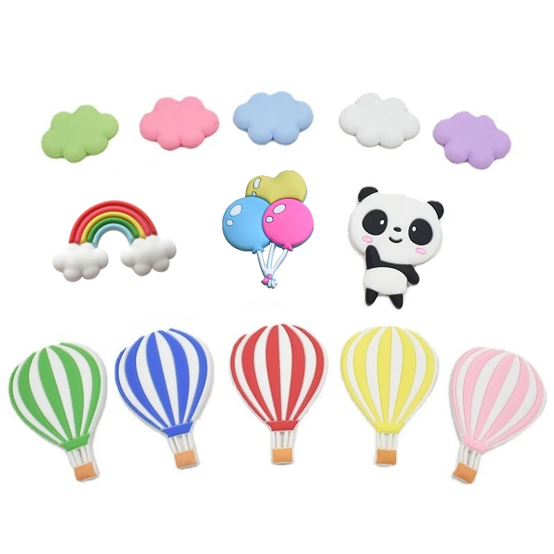 Мультяшная панда строительный шар Радужный Подсолнух холодильник магнитная