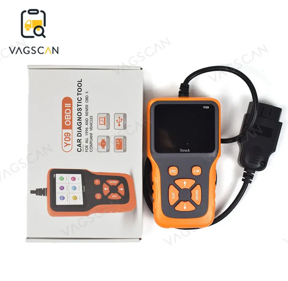 

Автомобильный сканер OBD2, сканер Y09, сканер для считывания кодов двигателя, сканер для проверки ошибок двигателя, диагностический сканирующи...