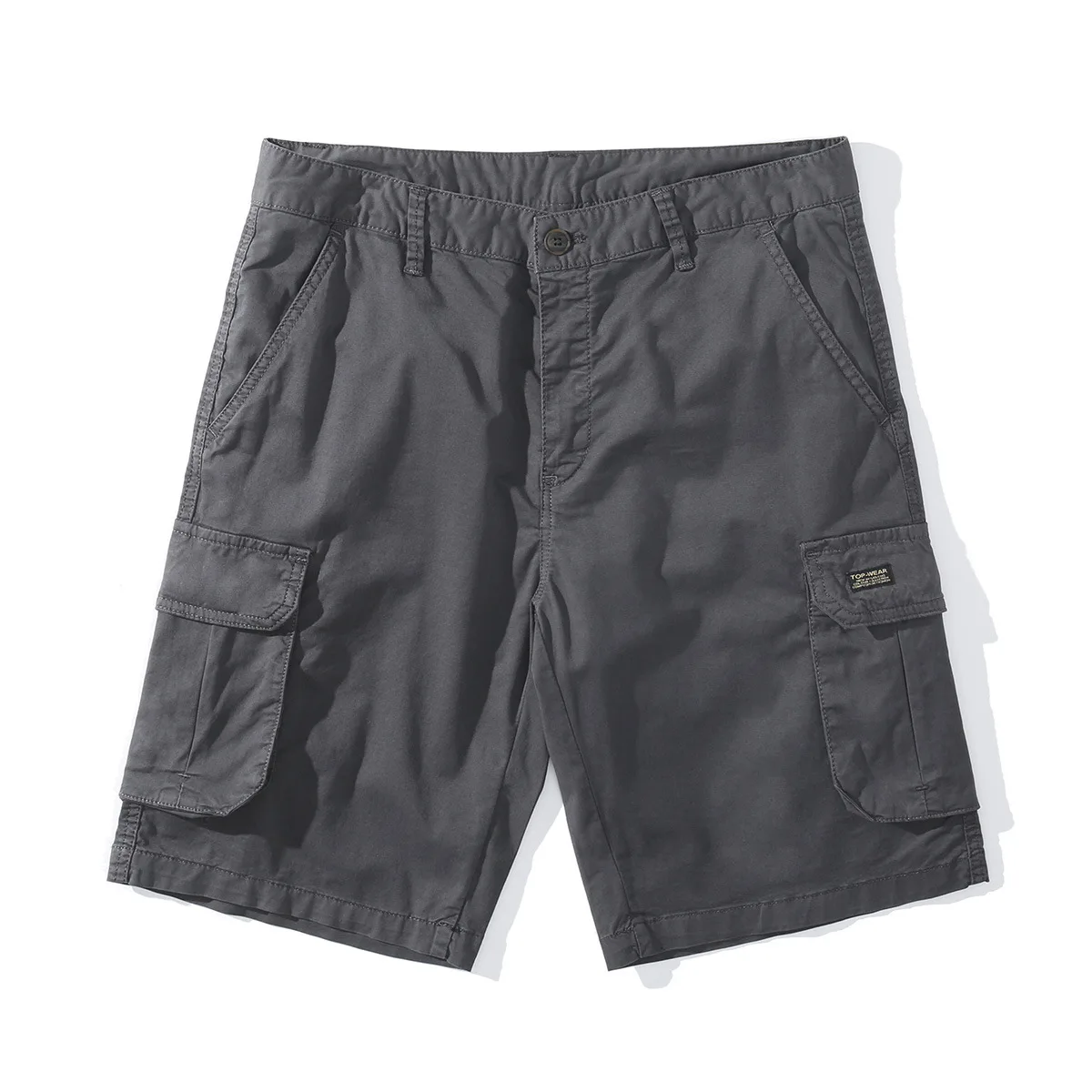 

Elmsk летние тонкие рабочие Капри модные прямые свободные шорты хлопковые повседневные микро эластичные спортивные брюки мужские брюки средней длины