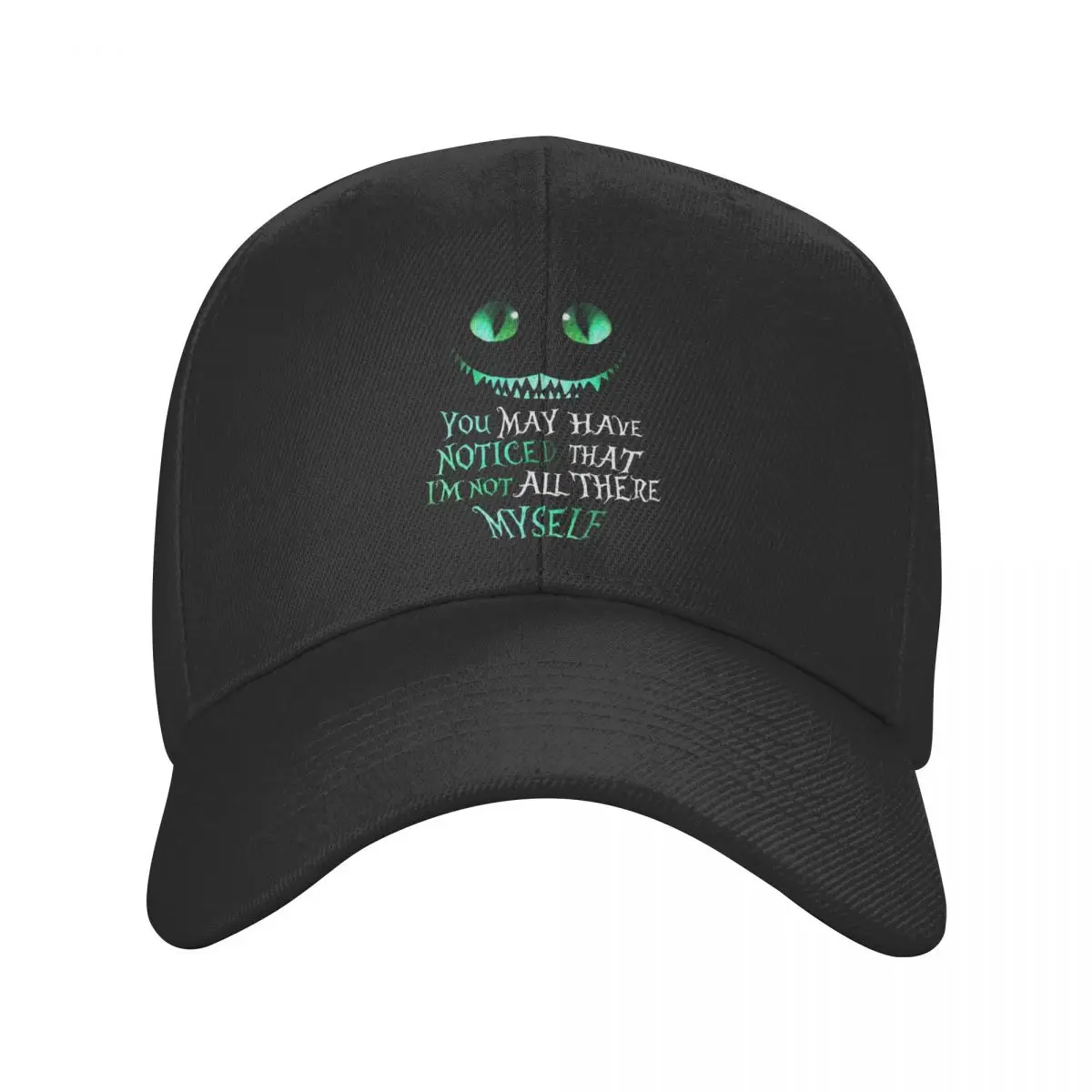 

Fashion Funny Cheshires Cat Baseball Cap for Women Men Breathable Dad Hat Performance Snapback Caps Trucker Hats