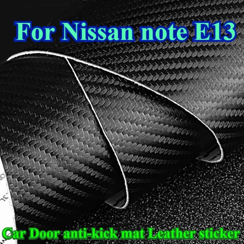 Для Nissan note E13 автомобильный дверной противоударный коврик кожаная внутренняя