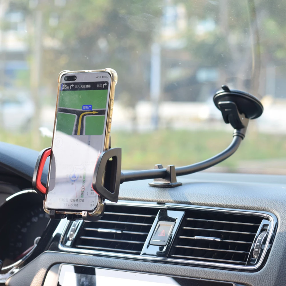 

Dashboard Phone Holder 360° Rotatable Flexible Long Arm Car Phone Bracket Universal Auto Windshield Air Vent Phone Mount Holder