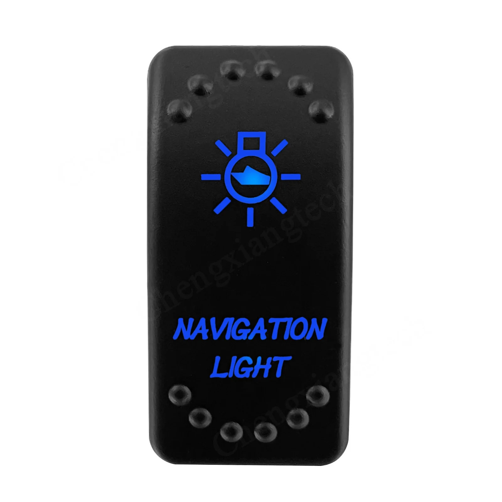 

Синяя светодиодная лазерная гравировка-навигасветильник-клавишный переключатель 5 контактов ВКЛ./ВЫКЛ. 12 В 24 В SPST для автомобиля лодки грузовика RV