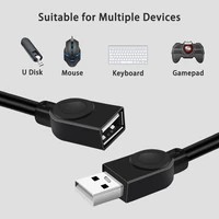 usb 2 0 cable extende data usb extension cable cord for pc smart tv projector mouse keyboard fast speed usb cable extension