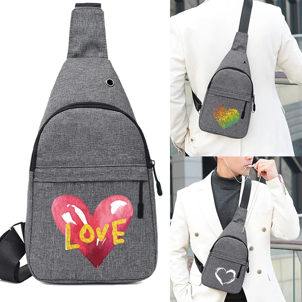 

Поясная сумка для мужчин и женщин, забавная сумочка на пояс для бега, бега, Ранняя Женская холщовая нагрудная сумка унисекс с принтом влюбле...