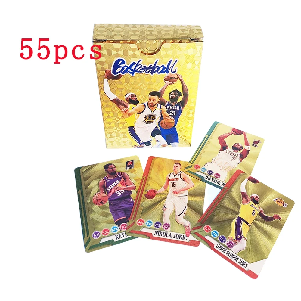 2024 55 шт. золотая карта для баскетбола