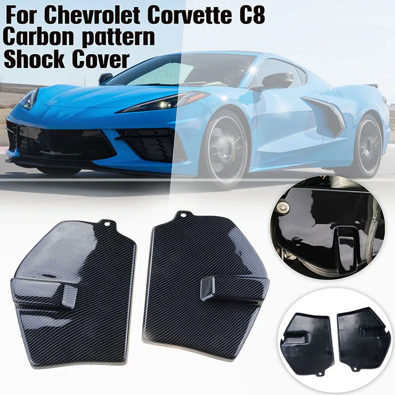 

Fit For Chevy Corvette C8 2020 2021 MRC Car Front Shock Absorber Dust Covers Tower Strut Top Protection Accessorie Waterproof