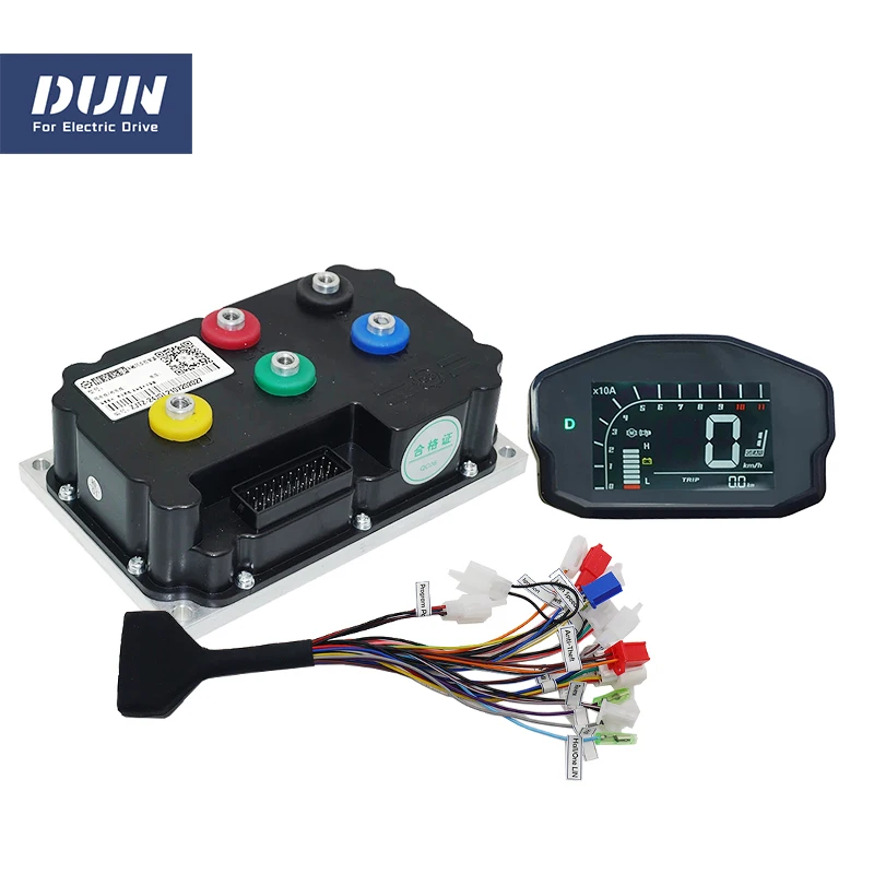 

Electric Motorcycle Controller ND72530 350A 72V 5000w 6000W BLDC Programmable with ONE-LIN DKD Display For QS Spoke E-Bicycle