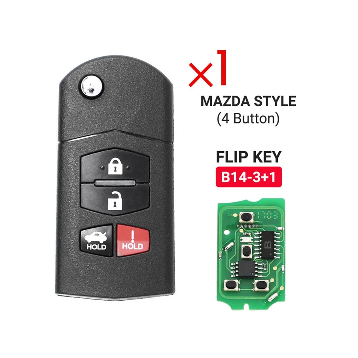 

KEYDIY флэш-пульт дистанционного управления автомобильный ключ универсальный 4 кнопки для стиля Mazda для KD900/Φ KD MINI/ URG200 программатор