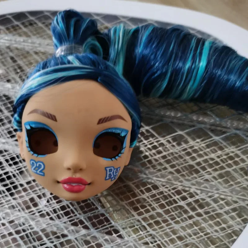Кукольная голова 1/6 аксессуары для кукол с радужными/оранжевыми волосами без