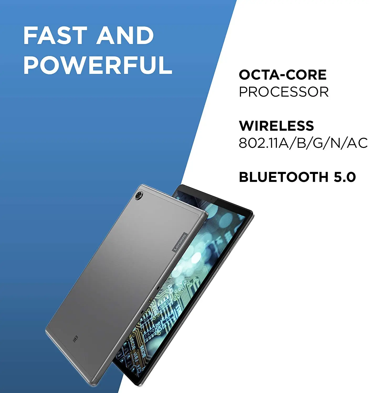 Планшет Lenova Tab M10 Plus 10 3 дюйма FHD OctaCore 2 ГГц 4 Гб ОЗУ 64 eMMC Android Pie серый 1920x1200 идеальные
