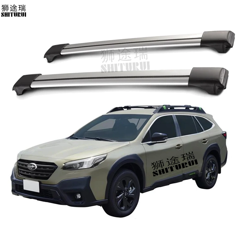 

For Subaru Outback Exclusive Cross 5 Door Estate 2021 - 2023 Aluminum Alloy Side Bars Cross Rails Roof Rack Luggage Load