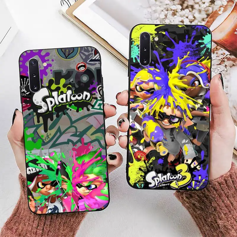 

Pearl Switch Splatoon 2 Phone Case for Samsung Note 5 7 8 9 10 20 pro plus lite ultra A21 12 72