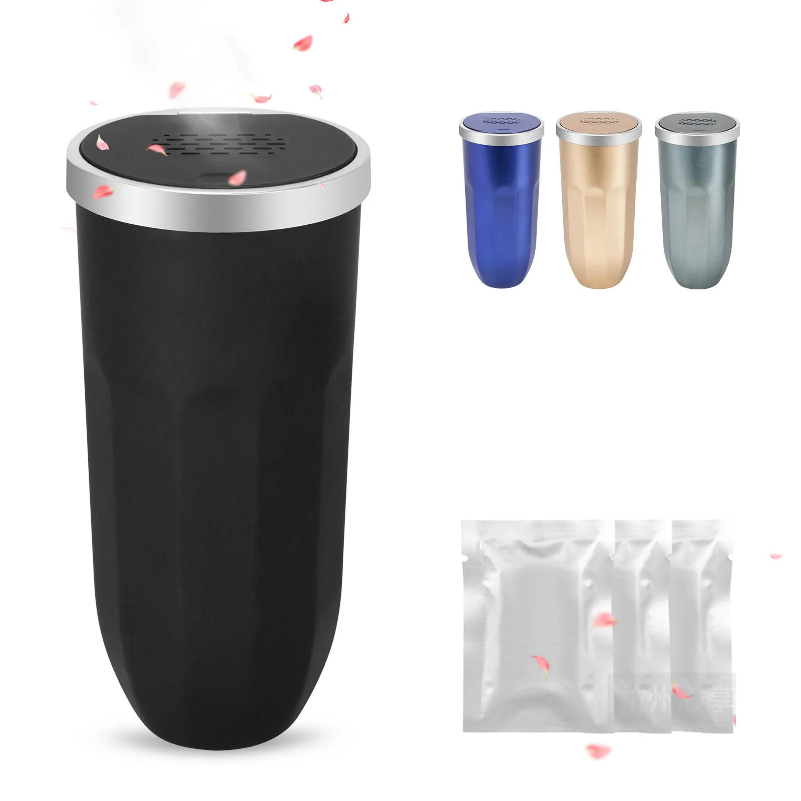 Универсальный автомобильный мусорный бак круглая мини-автоматическая корзина