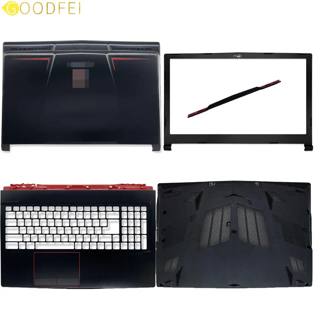 New Laptop LCD Back Cover Front Bezel Palmrest Hinges Cover Bottom Base Lower Shell For MSI GE63 GE63VR MS-16P1 16P3 16P5 16P7