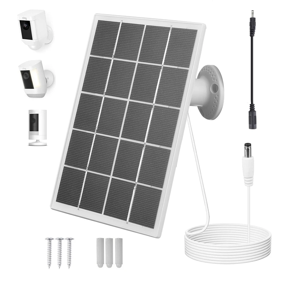 Зарядное устройство для солнечной панели камеры 10 Вт Водонепроницаемая