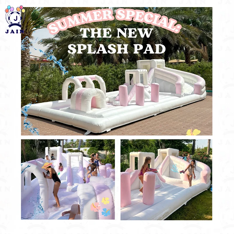 Надувной замок-батут надувная мягкая игровая площадка уличный брызговик с