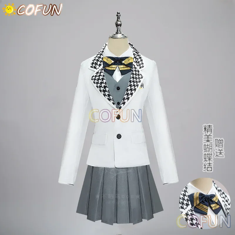 RealCos Blue Lock аниме Reo Mikage косплей костюм школьная форма с вышивкой юбка рубашка