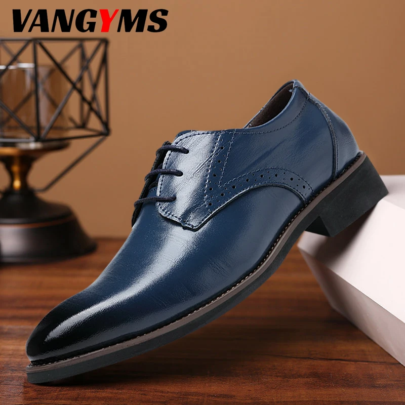 

Men's Leather Shoes Fashion Brand Shoes Loafers New Casual Leather Shoes Comfortable British Dress Shoes Mokasyny Meskie