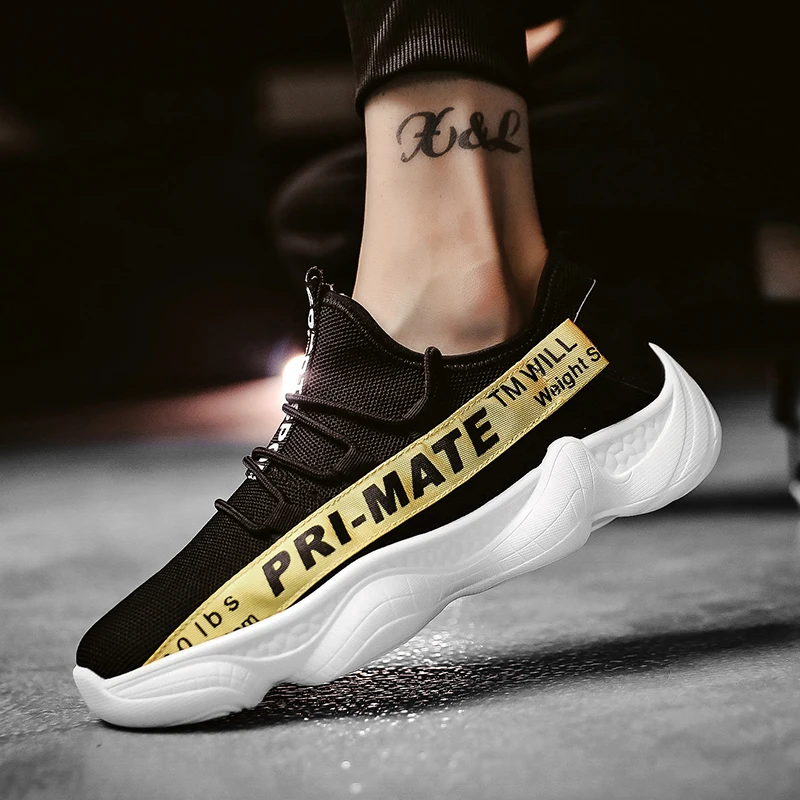 

Leisure men's mountaineering outdoor sports shoes breathable running platform shoes