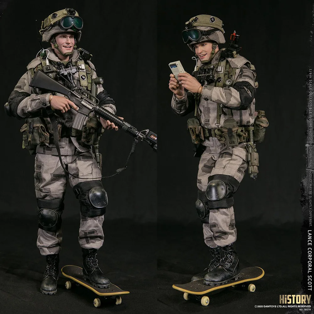 

Damtoys 78079 1/6 Men Soldier Corporal Scott Urban Marine Oakland Urban Warfare Exercise With Weapon 12" Action Figure Model