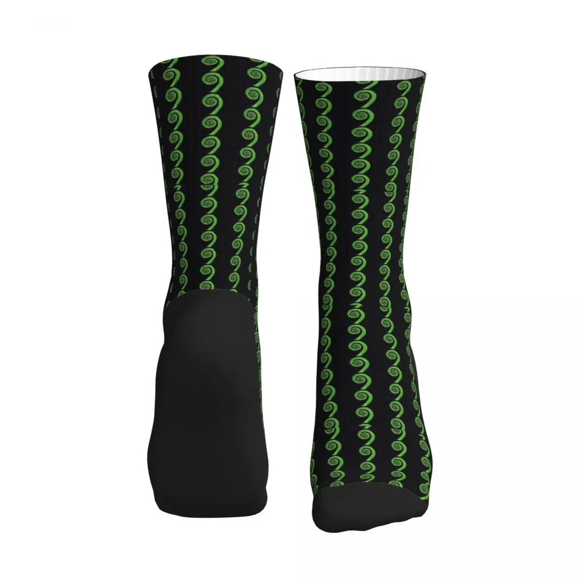 Спортивные носки средней длины с черной подошвой