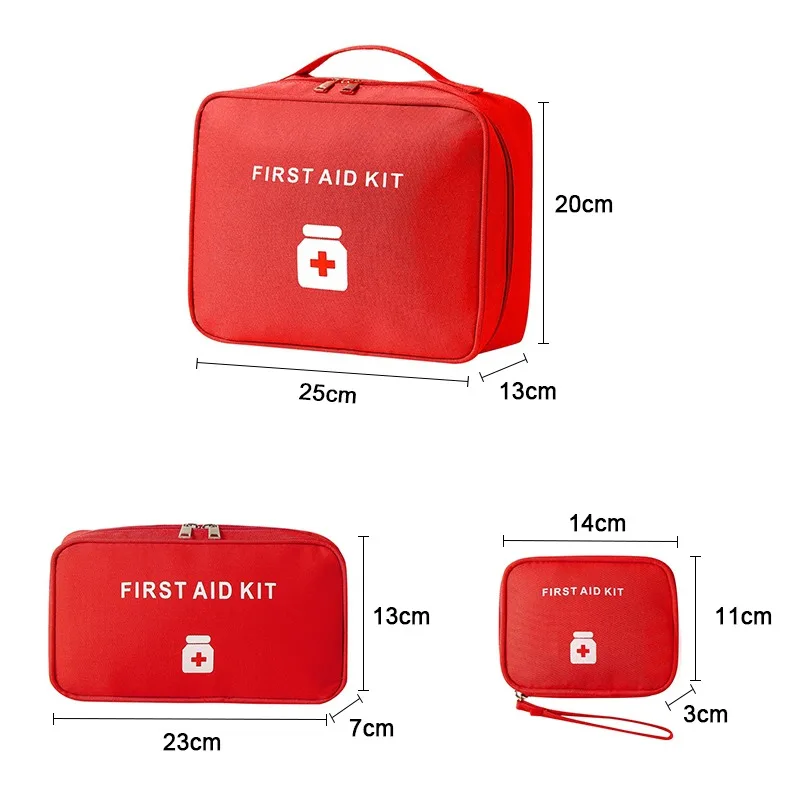 Portable First Aid Kit Emergency Medical Bag Storage Case Medicine Box Home Travel Camping First Aid Kit Survival Emergency Bag