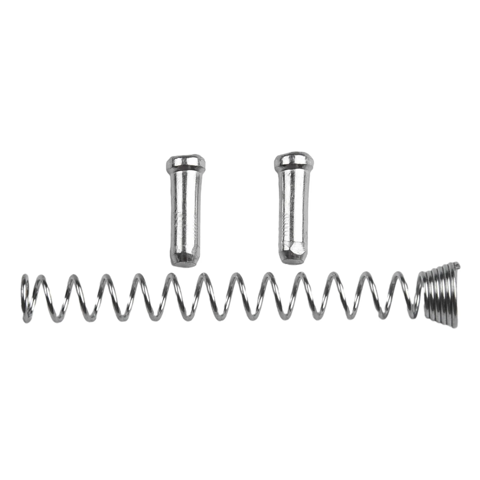 

Торцевая крышка, пружинные аксессуары для сада и помещений, запчасти для простой установки, сменная линия переключения, серебристая нержавеющая сталь