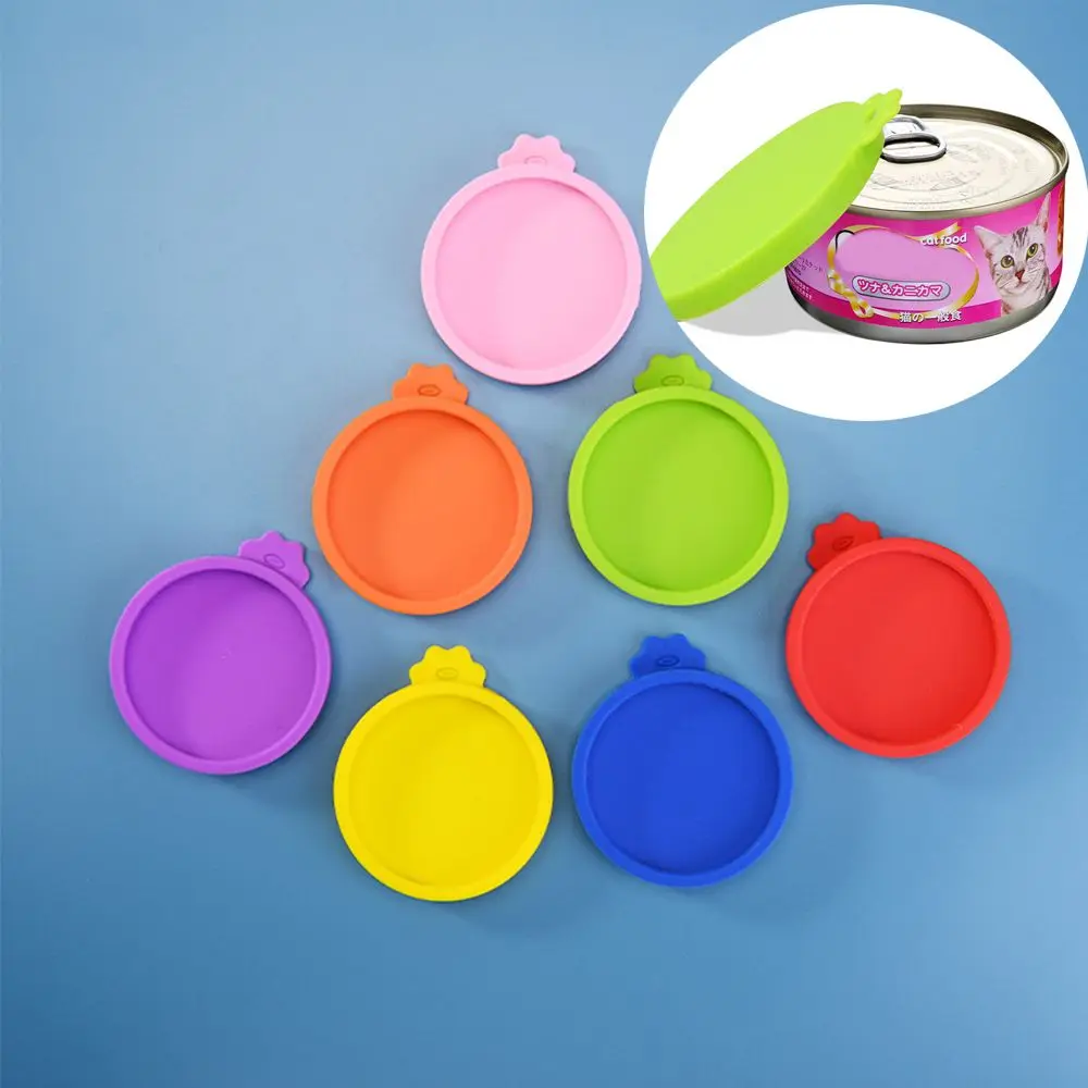 

Food Storage Cans Cap Keep Fresh Box Cover Fresh-keeping Lid Silicone Can Lid Pet Can Covers Food Tin Cover