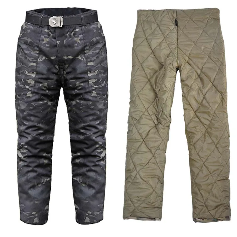 -25°F Outdoor Thick Cotton Pants Waterproof Hunting Clothes Airsoft Camping Winter Army Camouflage Pants Military Tactical Pants