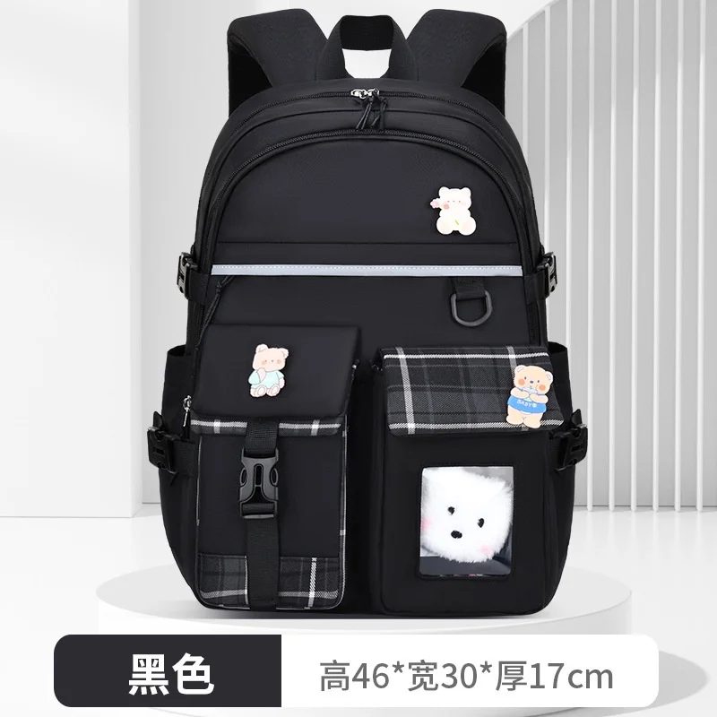 New Primary Children Cartoon Simple Large Capacity Backpacks New Girl Boy Students Lightweight Leisure Schoolbags for Travel Hot