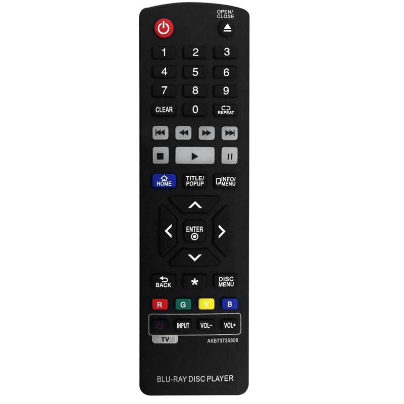 Replace AKB73735806 Remote For Blu-Ray Player UBK90 BP330 BP430 BP430N BP530 BP540 BPM54 BP735 BP735B BP550 BP630